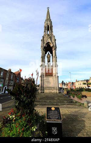 The Thomas Clarkson Memorial, Wisbech town, Cambridgeshire, England; UK Stock Photo