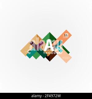 Geometric design abstract option infographics. Geometric design abstract option infographics. Vector artistic illustration for presentation, app wallpaper, banner or poster Stock Vector