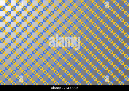 Squares and diamonds locked in - Digital pattern background Stock Photo