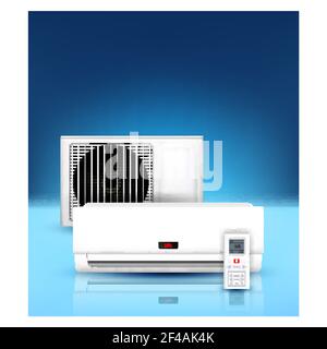 Air Conditioner Repair Service Promo Banner Vector Stock Vector