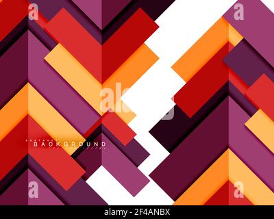 Multicolored abstract geometric shapes, geometry background for web banner. Multicolored abstract geometric shapes, geometry background for web banner, business presentation, ads package, print template, wallpaper Stock Vector