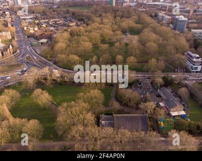 King's Stairs Gardens and southwark park, jamaica road Stock Photo