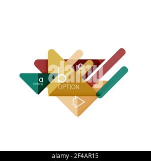 Triangle Visualization Triangle data visualization design, option infographic layout. Triangle ...