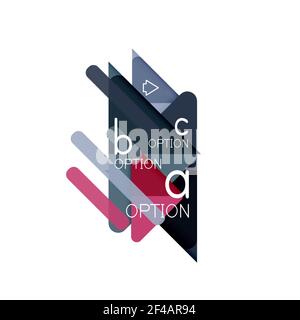 Triangle data visualization design, option infographic layout. Triangle data visualization design, option infographic layout. Vector illustration Stock Vector