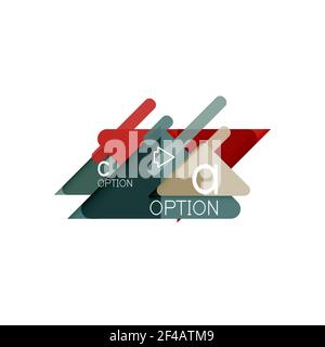 Triangle data visualization design, option infographic layout. Triangle data visualization design, option infographic layout. Vector illustration Stock Vector