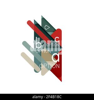 Triangle data visualization design, option infographic layout. Triangle data visualization design, option infographic layout. Vector illustration Stock Vector