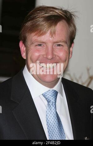 Prince Willem Alexander of the Netherlands attends the United Nations Year of Microcredit Gala Celebrating the Unsung Heroes of Poverty Eradication at the United Nations in New York City on November 8, 2005.  Photo Credit: Henry McGee/MediaPunch Stock Photo