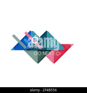 Triangle data visualization design, option infographic layout. Triangle data visualization design, option infographic layout. Vector illustration Stock Vector