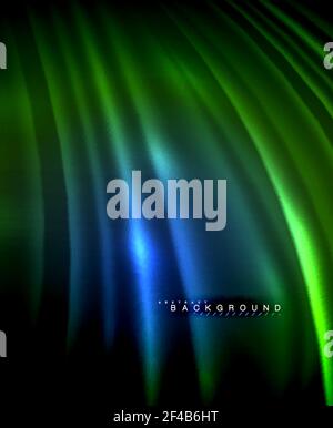 Neon glowing techno lines, hi-tech futuristic abstract background template with square shapes. Neon glowing techno lines, hi-tech futuristic abstract background template with square shapes. Vector illustration Stock Vector