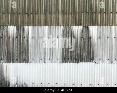 Texture of old eternit panels, may used as background Stock Photo