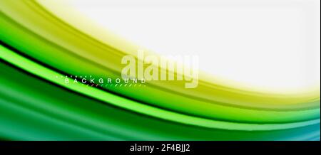 Rainbow fluid colors abstract background twisted liquid design, colorful marble or plastic wavy texture backdrop, multicolored template for business or technology presentation or web brochure cover layout, wallpaper. Rainbow fluid colors abstract background twisted liquid design, colorful marble or plastic wavy texture backdrop, multicolored template for business or technology presentation or web brochure cover layout, wallpaper. Vector illustration Stock Vector
