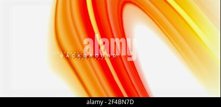 Rainbow fluid colors abstract background twisted liquid design, colorful marble or plastic wavy texture backdrop, multicolored template for business or technology presentation or web brochure cover layout, wallpaper. Rainbow fluid colors abstract background twisted liquid design, colorful marble or plastic wavy texture backdrop, multicolored template for business or technology presentation or web brochure cover layout, wallpaper. Vector illustration Stock Vector