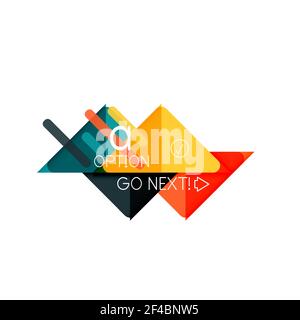Triangle data visualization design, option infographic layout. Triangle data visualization design, option infographic layout. Vector illustration Stock Vector