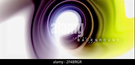 Rainbow fluid colors abstract background twisted liquid design, colorful marble or plastic wavy texture backdrop, multicolored template for business or technology presentation or web brochure cover layout, wallpaper. Rainbow fluid colors abstract background twisted liquid design, colorful marble or plastic wavy texture backdrop, multicolored template for business or technology presentation or web brochure cover layout, wallpaper. Vector illustration Stock Vector