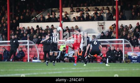 General view of Blundell Park during the Sky Bet League Two match between Grimsby Town and Crawley Town Blundell Park, Grimsby. 29 December 2019 Stock Photo