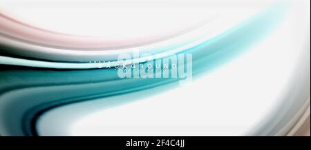 Rainbow fluid colors abstract background twisted liquid design, colorful marble or plastic wavy texture backdrop, multicolored template for business or technology presentation or web brochure cover layout, wallpaper. Rainbow fluid colors abstract background twisted liquid design, colorful marble or plastic wavy texture backdrop, multicolored template for business or technology presentation or web brochure cover layout, wallpaper. Vector illustration Stock Vector