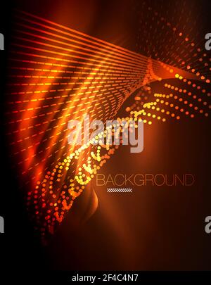 Smooth light effect, straight lines on glowing shiny neon dark background. Energy technology idea. Smooth light effect, straight lines on glowing shiny neon dark background. Energy technology idea. Vector illustration Stock Vector