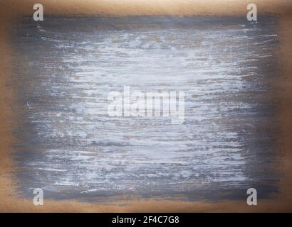 Painted paper background texture as abstract surface. Painted dark grey craft paper background Stock Photo
