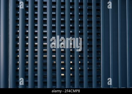 Metal struts in vertical and horizontal direction Stock Photo