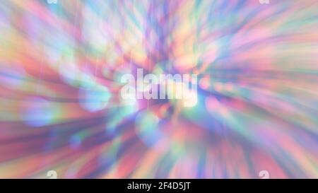 Abstract background with lanterns and rainbow gradient. Stock Photo