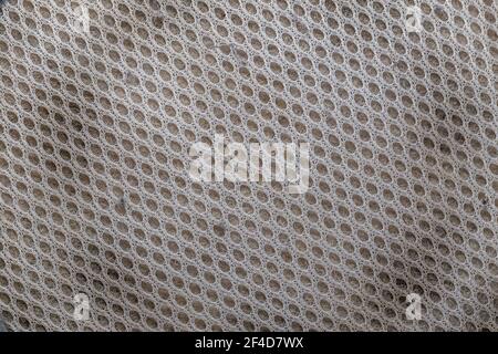 White Dirty Textured Synthetic Fabric Background Stock Photo