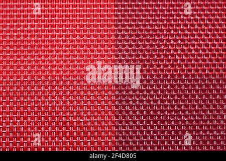 Red Square Fabric Texture Background Stock Photo