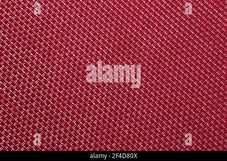 Red Fabric Close up Surface Texture Stock Photo