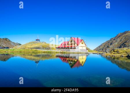 Landscape on the Transfagarasan road Stock Photo