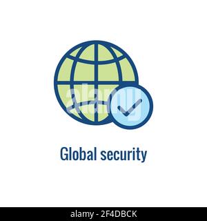 Certified Ethical Hacking icon showing security or hacking idea Stock Vector