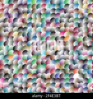 Circles gradient repeatable pattern, background — Stock vector illustration, Clip art background Stock Vector