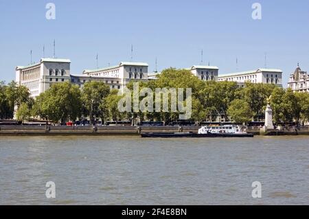 Headquarters of the UK's Ministry of Defence (defense) in Whitehall, Westminster, London. Stock Photo