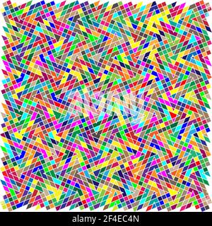 Random shapes arranged as mosaic, tessellating pattern. Colorful ...
