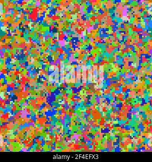 Abstract seamless pattern colorful Background with chaos of tiles Stock Vector