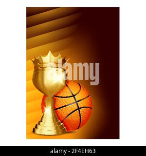 Poster, Banner with Basketball Player for Sports. Stock Illustration -  Illustration of champion, holiday: 76367086