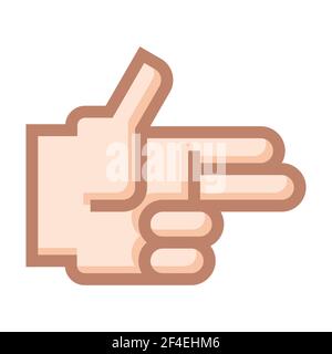 Stylized drawing of hands. Hands illustration. Hands icons. Vector drawing of hands. Stock Vector