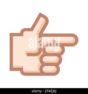 Stylized drawing of hands. Hands illustration. Hands icons. Vector drawing of hands. Stock Vector