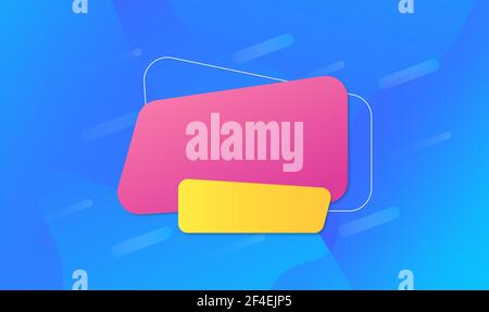 Color shape abstract background with geometric elements. Vector illustration Stock Vector