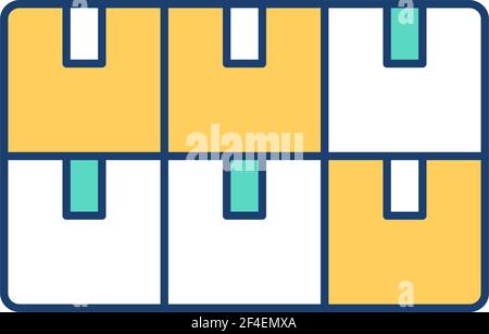 Assets RGB color icon Stock Vector
