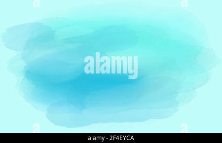 abstract blue ink watercolor background Stock Vector