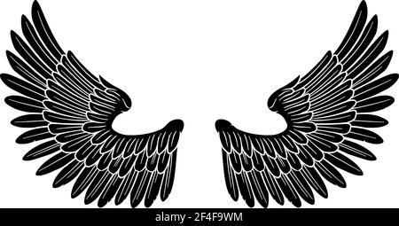 Angel wing shape Cut Out Stock Images & Pictures - Alamy