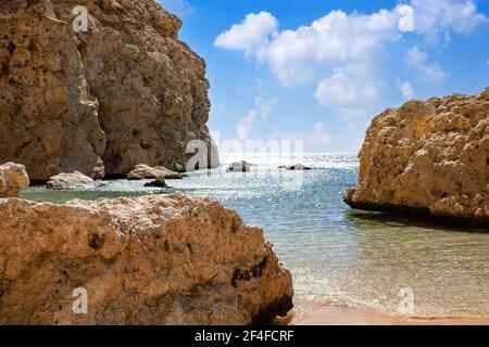 beautiful sea view of Ras Mohammed in Egyp Stock Photo