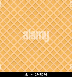 Wafer seamless pattern texture background. Vector Illustration Stock Vector