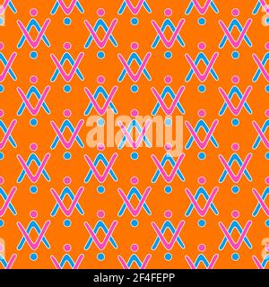 textile style seamless pattern repeat pattern background design Stock Vector