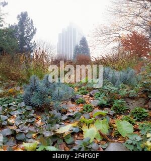 Old botanical garden in Hamburg, Germany Stock Photo