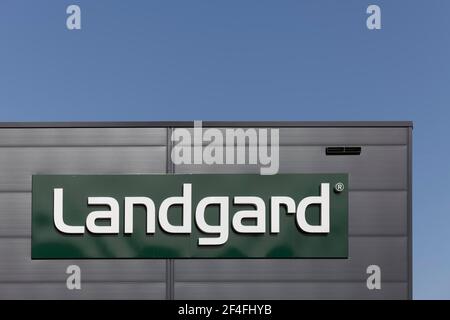 Logo Landgard, producer cooperative for flowers, plants, fruit and