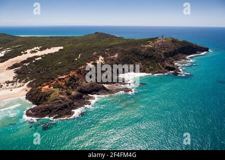 Aerial view Moreton Island, Brisbane, Australia Stock Photo