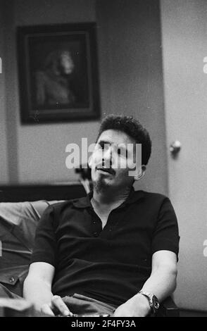 Half-length portrait of Cuba leader Comandante Ramiro Valdes, Cuba, 1964. From the Deena Stryker photographs collection. () Stock Photo