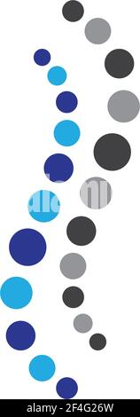 Spine logo template  vector icon illustration design Stock Vector