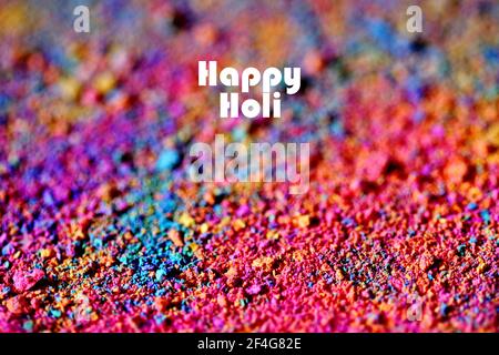 Festival of colors - HOLI, a colorful background Stock Photo