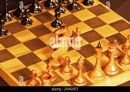 Chess Opening: Sicilian Defense Stock Photo - Alamy